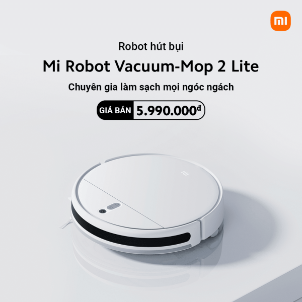 Robot hút bụi Xiaomi Vacuum Mop 2 Lite BHR5217