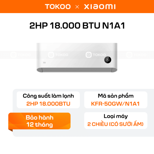 Điều Hoà Xiaomi 2HP KFR-50GW/N1A1
