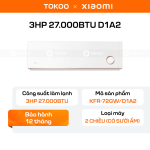 Điều Hoà Xiaomi 3HP KFR-72GW/D1A2