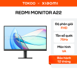 Màn hình máy tính Redmi A22 – Tần số quét 75Hz, Full HD 21,45 inch