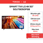 Smart Tivi LG 4K 50 inch 50UT8050PSB