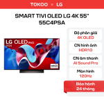Smart Tivi OLED LG 4K 55 inch 55C4PSA