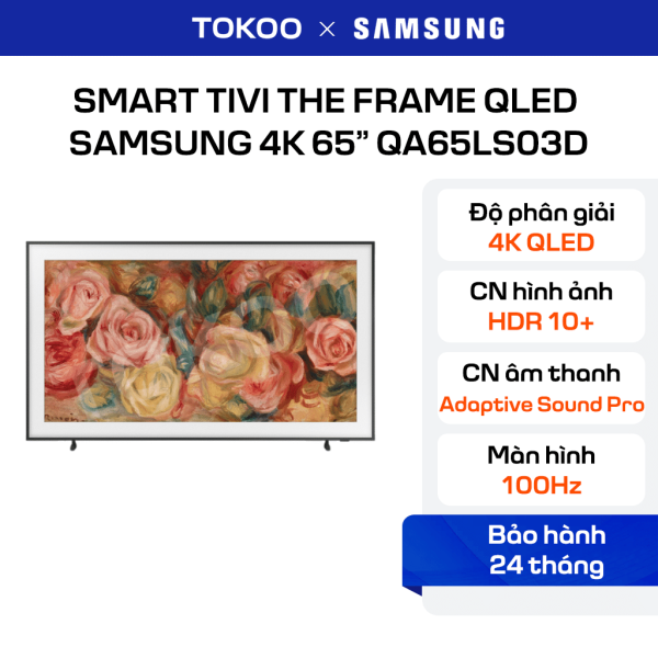 Smart Tivi Khung Tranh The Frame QLED Samsung 4K 65 inch QA65LS03D