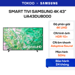 Smart Tivi Samsung 4K 43 inch UA43DU8000