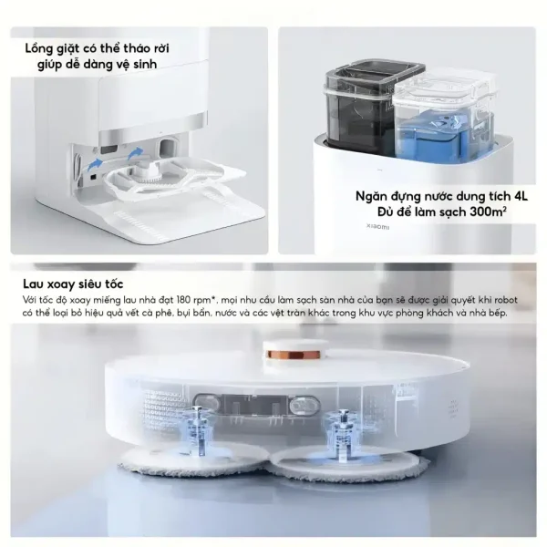 Robot hút bụi lau nhà Xiaomi Vacuum X20 Plus