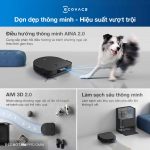 Robot Hút Bụi Lau Nhà Ecovacs Deebot X5 Pro Omni Quốc Tế Chính Hãng (Trắng/ Đen)