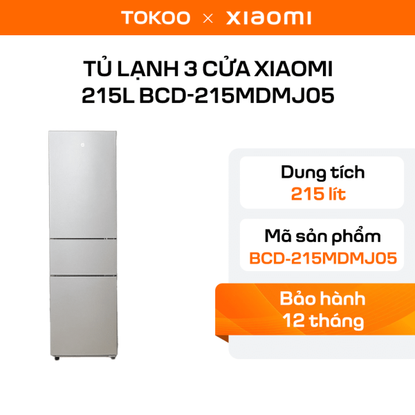 Tủ lạnh ba cửa Xiaomi Mijia 215L – Thiết kế độc đáo, có ngăn đông mềm