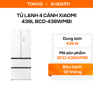 Tủ lạnh Xiaomi Mijia 439L – 4 Cánh ngăn đông mềm, kháng khuẩn 99.99%