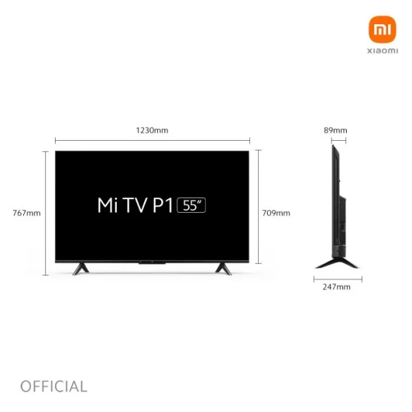 Xiaomi TV Q1E 55" (Giá đã bao gồm thuế giá trị gia tăng và gói dịch vụ 1 năm bảo hành)