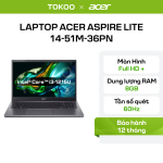 Laptop Acer Aspire Lite 14-51M-36PN i3 1215U/8GB/512GB/Win11 (NX.KTWSV.001)