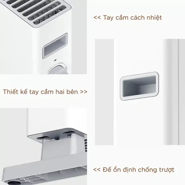 Máy Sưởi Xiaomi Smartmi 1S DNQ04ZM, phiên bản nút vặn, không kết nối wifi - Hàng chính hãng