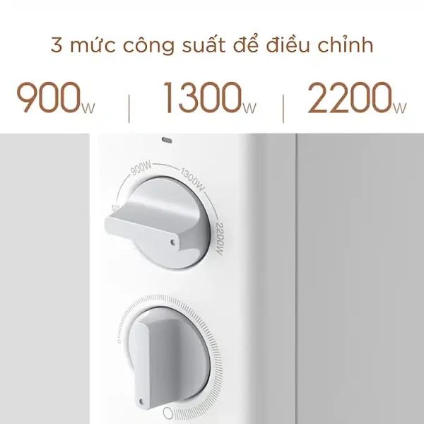 Máy Sưởi Xiaomi Smartmi 1S DNQ04ZM, phiên bản nút vặn, không kết nối wifi - Hàng chính hãng