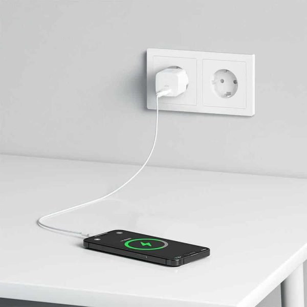 Adapter sạc nhanh 25W USB-C PD3.1 Wall Charger màu trắng Belkin