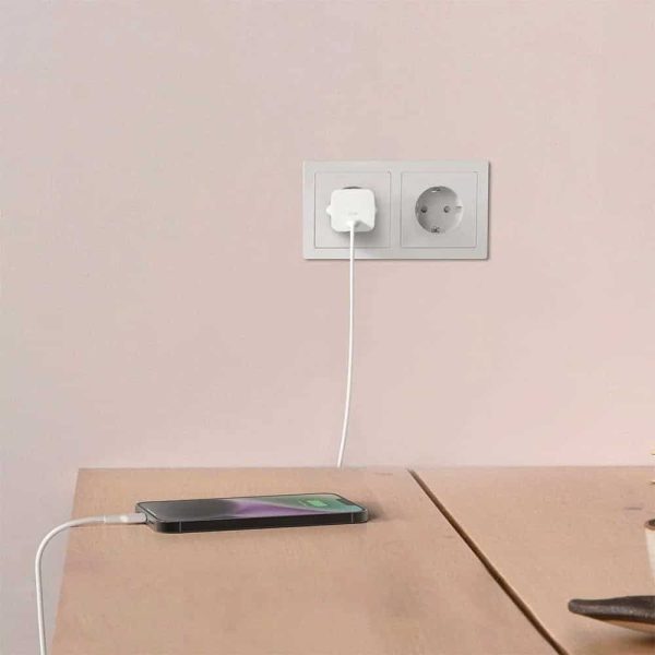 Adapter sạc nhanh 25W USB-C PD3.1 Wall Charger màu trắng Belkin