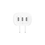 Adapter sạc nhanh 67W Trial 3 x USB-C PD3.1 PPS GaN màu trắng Belkin