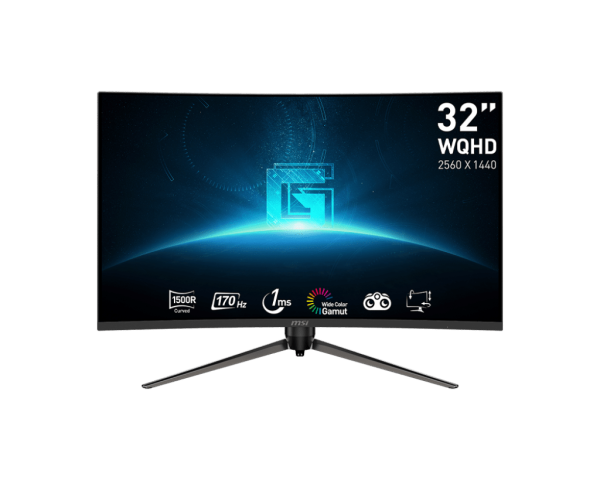Màn hình cong Gaming MSI G32CQ5P 31.5 inch WQHD VA 170Hz