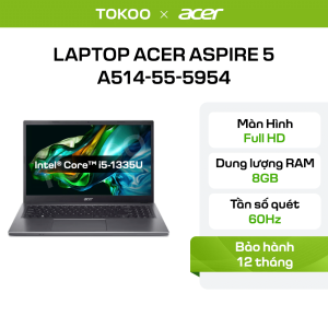 Laptop Acer Aspire 5 A514-55-5954 (i5-1235U | 8GB | 512GB | 14″ FHD+ | Win 11)