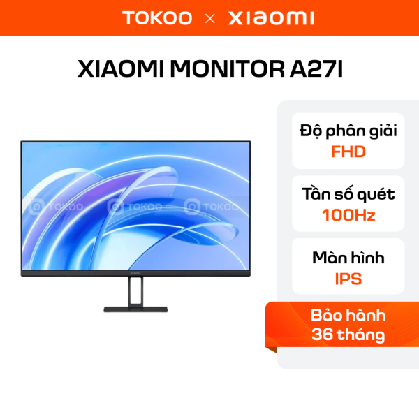 Màn Hình Máy Tính PC Xiaomi Monitor A27i 27inch Tấm Nền LCD IPS-Tần Số Quét 100Hz