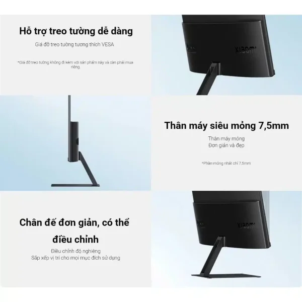 Màn Hình Máy Tính PC Xiaomi Monitor A27i 27inch Tấm Nền LCD IPS-Tần Số Quét 100Hz