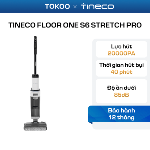 Máy lau nhà khô ướt cầm tay Tineco Floor One S6 Stretch Pro