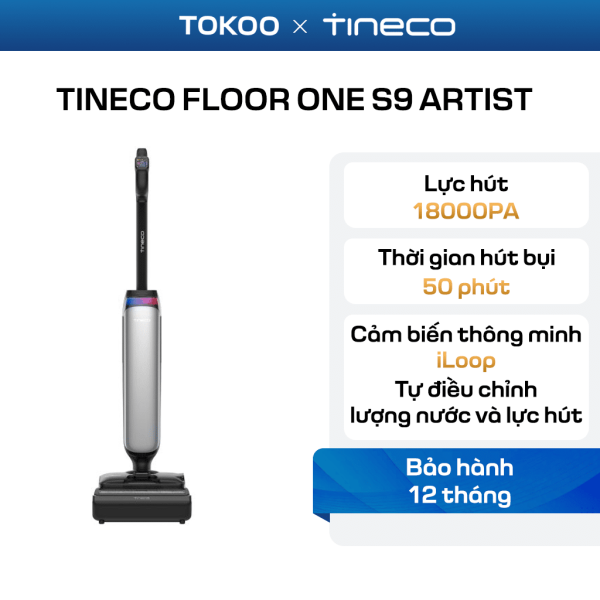 Máy lau nhà khô ướt cầm tay Tineco Floor One S9 Artist
