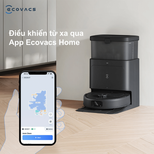 Robot hút bụi lau nhà Ecovacs N30 PRO OMNI