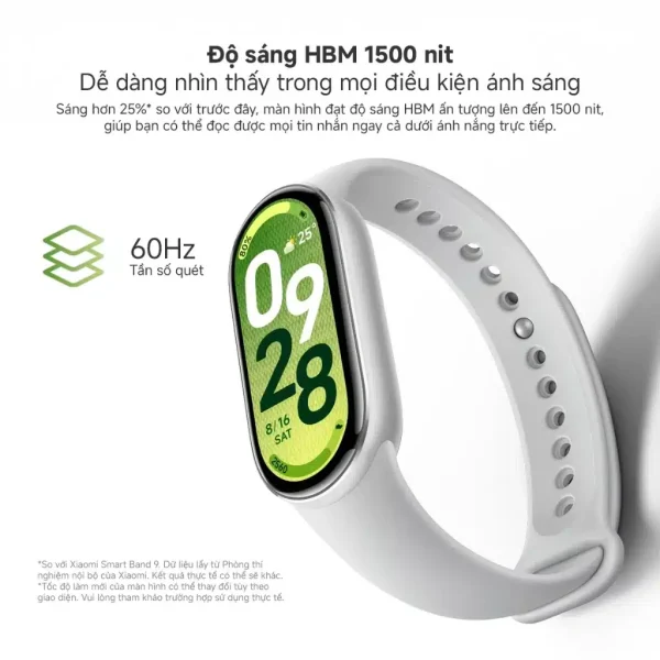 Vòng Đeo Tay Thông Minh Xiaomi Mi band 10 Theo Dõi Sức Khỏe, Bản Quốc Tế
