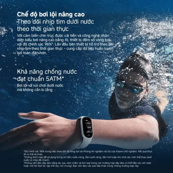 Vòng Đeo Tay Thông Minh Xiaomi Mi band 10 Theo Dõi Sức Khỏe, Bản Quốc Tế