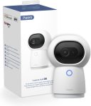 Camera Aqara Hub G3 2K Security Indoor, Nhận dạng khuôn mặt và cử chỉ AI, Điều khiển từ xa hồng ngoại, Góc xem 360° thông qua chế độ xoay ngang và nghiêng, Tương thích với Alexa, HomeKit Secure Video, Google Assistant, IFTTT