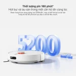 Robot hút bụi Xiaomi Vacuum H40, lau sàn 2 trong 1, Lực Hút Mạnh 10000Pa - Bản Quốc Tế