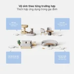 Robot hút bụi Xiaomi Vacuum H40, lau sàn 2 trong 1, Lực Hút Mạnh 10000Pa - Bản Quốc Tế