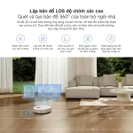 Robot hút bụi Xiaomi Vacuum H40, lau sàn 2 trong 1, Lực Hút Mạnh 10000Pa - Bản Quốc Tế