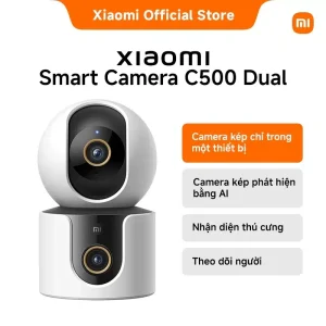 Xiaomi Smart Camera C500 Dual Camera kép liên kết với AI, phát hiện thông minh và chất lượng hình ảnh vượt trội