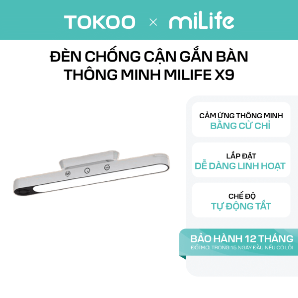 Đèn chống cận gắn bàn thông minh miLife X9