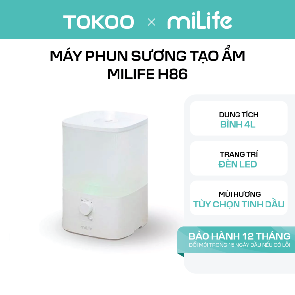 Máy phun sương tạo ẩm miLife H86