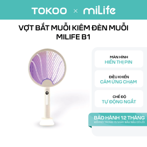 Vợt bắt muỗi kiêm đèn muỗi miLife B1