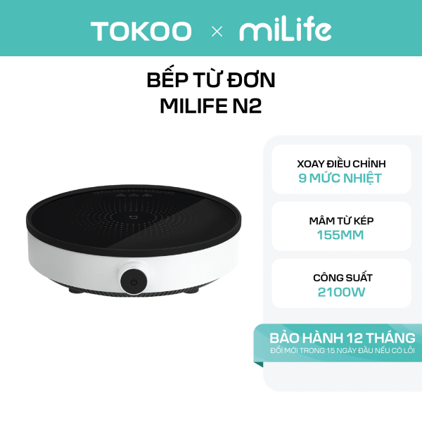 Bếp từ đơn miLife N2 9 mức nhiệt