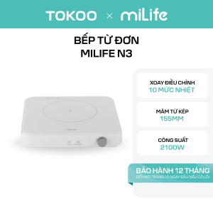 Bếp từ đơn miLife N3 vuông 10 mức nhiệt