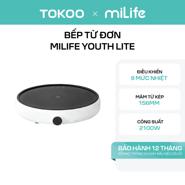 Bếp từ đơn miLife Youth Lite 9 mức nhiệt
