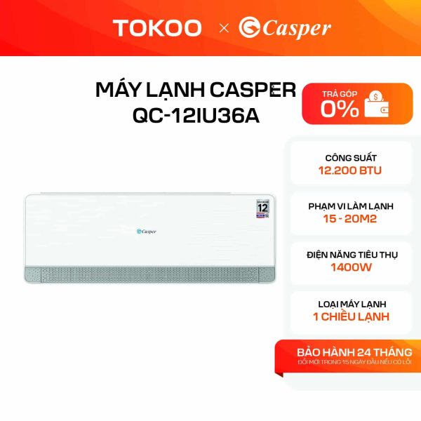 MÁY LẠNH CASPER QC-12IU36A