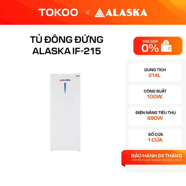 Tủ Đông Alaska 214 lít IF-215