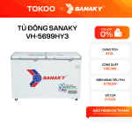 Tủ Đông Sanaky Inverter 410 lít VH-5699HY3