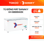 Tủ Đông Mát Sanaky 485 Lít VH-6699W2K