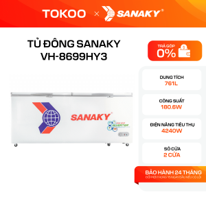 Tủ Đông Sanaky Inverter 761 lít VH-8699HY3