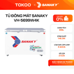 Tủ Đông Mát Sanaky Inverter 365 lít VH-5699W4K