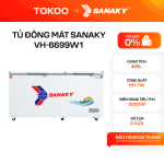 Tủ Đông Mát Sanaky 485 lít VH-6699W1