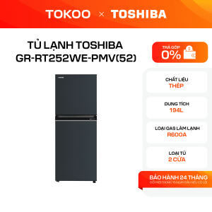 Tủ lạnh Toshiba Inverter 194 lít GR-RT252WE-PMV(52)