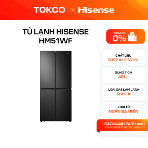 Tủ Lạnh Hisense Inverter 454 Lít HM51WF