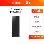 Tủ lạnh LG Inverter 461 lít LTB46BLG