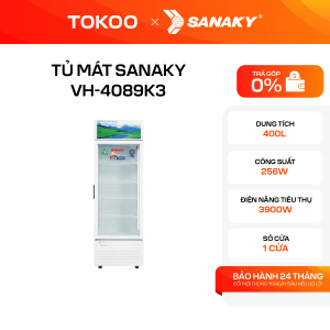 Tủ mát Sanaky Inverter 400 lít VH-4089K3